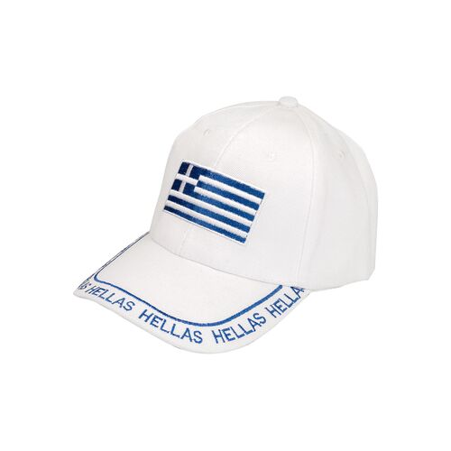 Καπέλο jockey με ελληνική σημαία