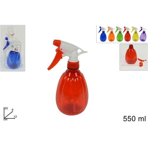 Πλαστικό βαπονιζατέρ σε διάφορα χρώματα 550ml