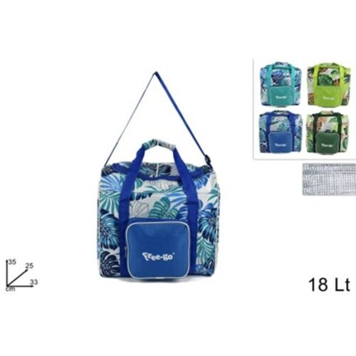 Ισοθερμική τσάντα 18lt σε μπλε χρώμα 33x25x35cm