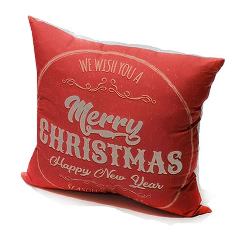 Χριστουγεννιάτικο διακοσμητικό μαξιλάρι κόκκινο 40x40