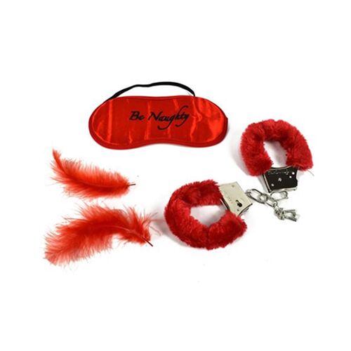 Σετ sexy κόκκινα αξεσουάρ σε 3 επιλογές 3pcs