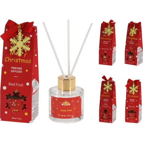 Χριστουγεννιάτικο perfume diffuser με άρωμα "Red Fruit" 40ml