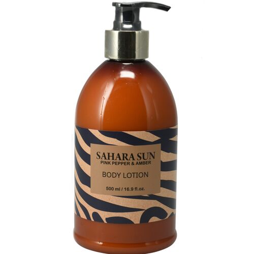 Κρέμα σώματος σε μπουκάλι με ντισπένσερ Pink Pepper & Amber 500ml