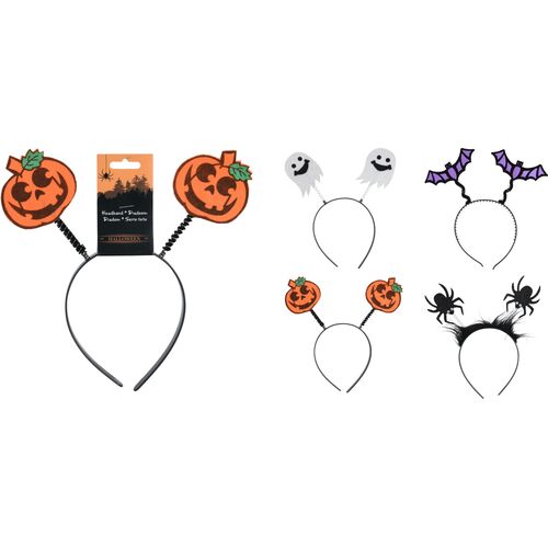 Αποκριάτικη στέκα μαλλιών Halloween με κολοκύθες