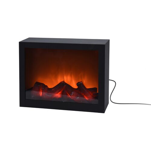 Διακοσμητικό ηλεκτρικό τζάκι led με καλώδιο 29x23cm