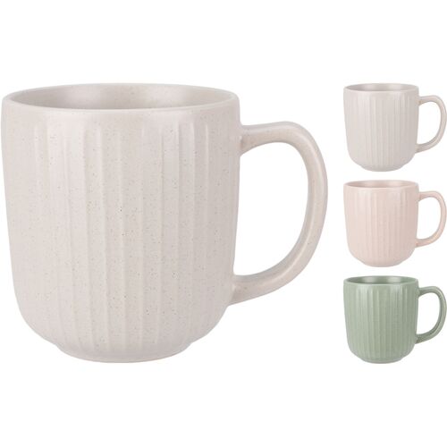 Φλυτζάνι Stoneware σε εκρού χρώμα 360ml