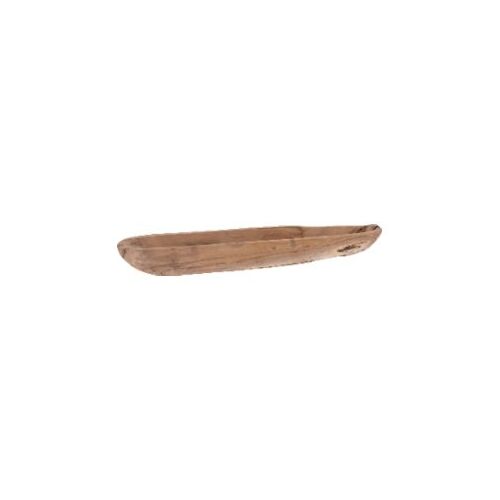 Μπωλ σε οβάλ σχήμα από ξύλο teak 70x12x7cm