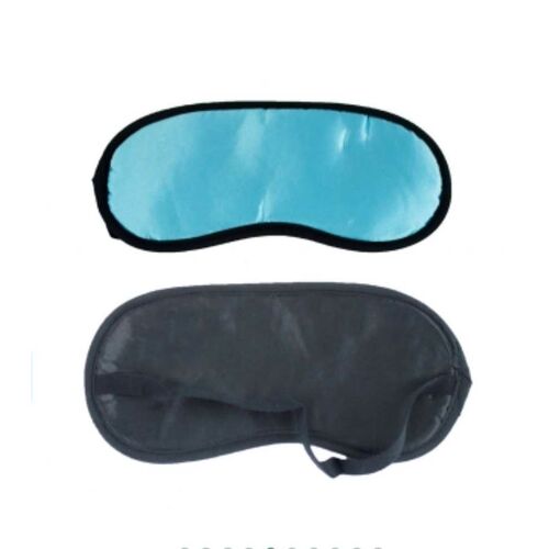 Μάσκα ύπνου σατινέ σε γκρι χρώμα 20x10cm