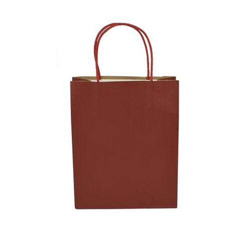 Χάρτινη σακούλα δώρου μονόχρωμη 21x8x18cm