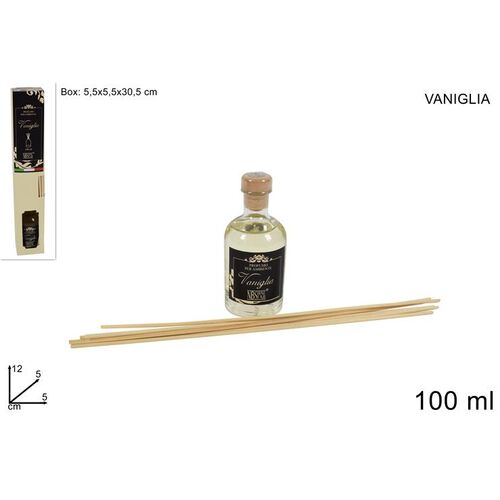 Αρωματικό χώρου με στικς με άρωμα βανίλια 100ml