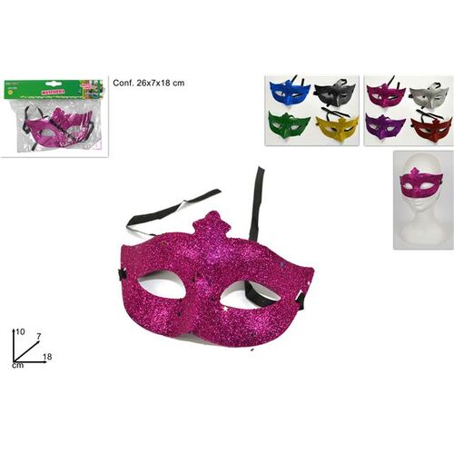 Αποκριάτικη μάσκα με glitter
