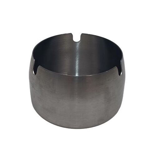 Μεταλλικό σταχτοδοχείο - τασάκι μαύρο 7.5x7.5x5cm