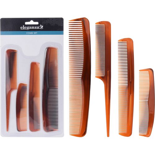 Σετ καφέ χτένες 4pcs