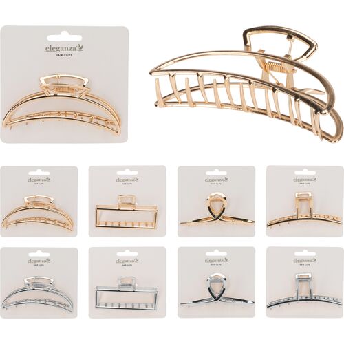 Κλάμερ μεταλλικό σε χρυσό 10x4cm