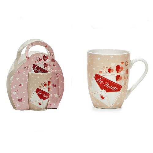 Κούπα κεραμική σε συσκευασία δώρου με print Άγιος Βαλεντίνος 360ml