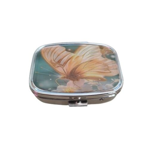 Μεταλλικό κουτάκι για χάπια 6x4cm