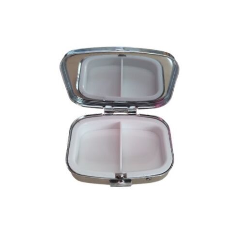 Μεταλλικό κουτάκι για χάπια 6x4cm