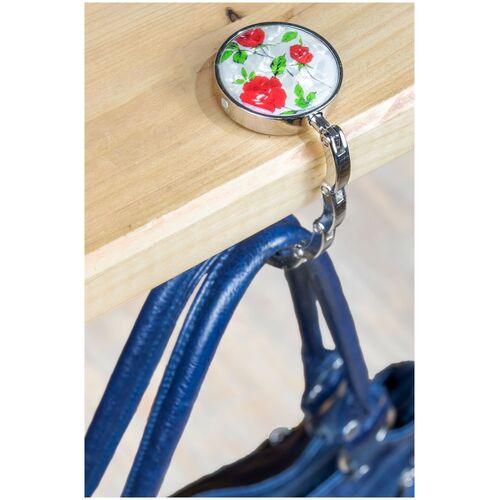 Beautifly Μεταλλικός αναδιπλούμενος γάντζος τσάντας φλοράλ