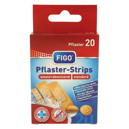 Figo Αδιάβροχα Τραυμαπλάστ 4 μεγέθη διάφανα 20pcs