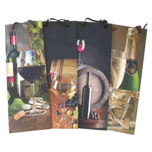 Σακούλα δώρου για μπουκάλι 36x13x9cm