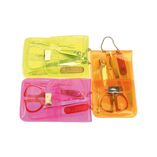 Σετ μανικιούρ νυχιών με θήκη σε 3 χρώματα 5pcs