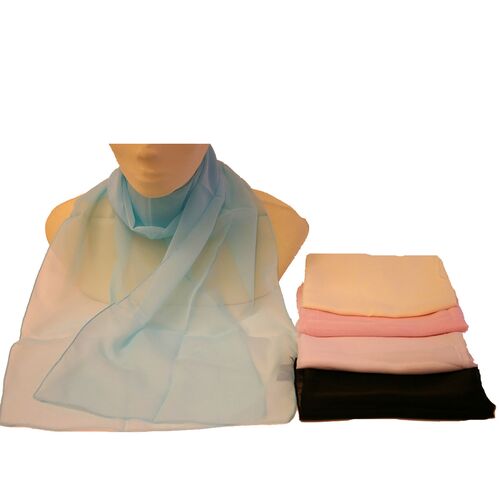 Πασμίνα μονόχρωμη πολυέστερ 35x160cm