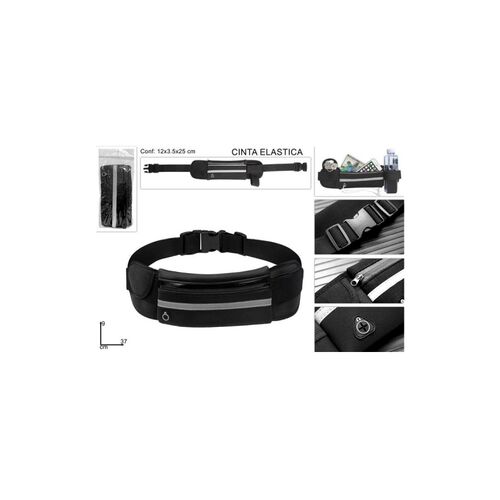 Μαύρο τσαντάκι / ζώνη για μικροαντικείμενα 37x9cm