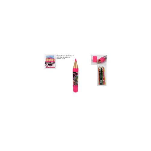 Ξυλομπογιές σε σωλήνα μολύβι Minnie Mouse 8pcs
