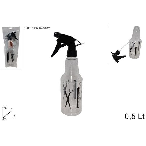 Πλαστικό βαποριζατέρ κομμωτηρίου διάφανο 500ml