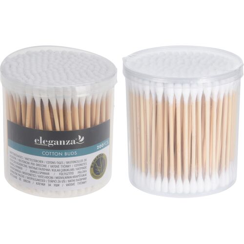 Μπατονέτες για τα αυτιά από bamboo 200τμχ