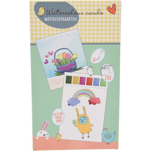 Σετ με κάρτες για ζωγραφική 20τμχ 11x19x1,5cm