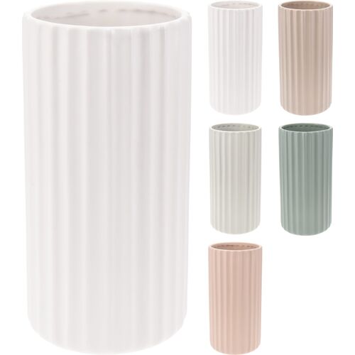 Διακοσμητικό Βάζο 25cm σε λευκό χρώμα