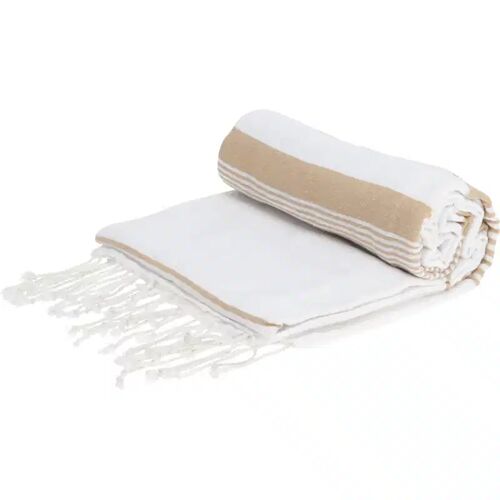 Πετσέτα χαμάμ βαμβακερή σε κίτρινο χρώμα 150x220cm