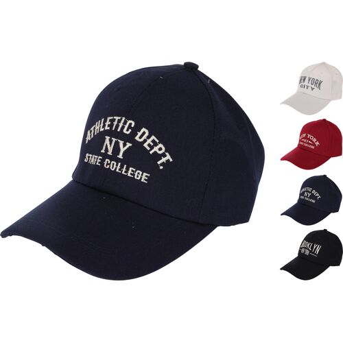 Καπέλο baseball με ρυθμιζόμενο μέγεθος σε μπλε χρώμα 30x20x13cm