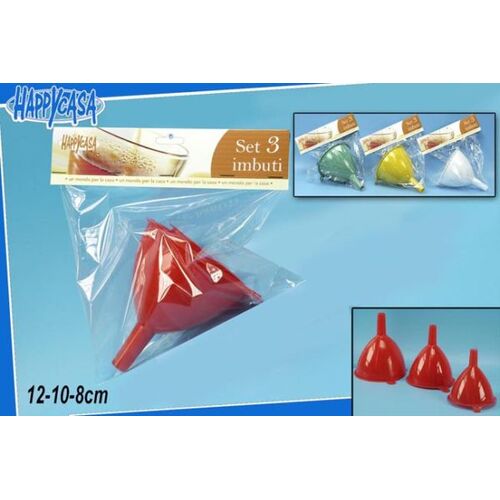 Σετ 3 χωνιά 12-10-8cm