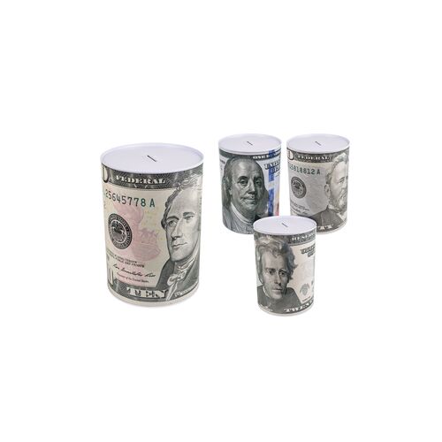 Μεταλλικός κουμπαράς US Dollar Μεσσαίος 12x9.5cm