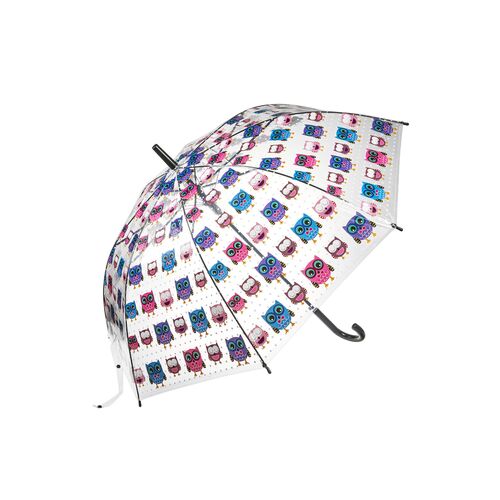Ομπρέλα 8 ακτίνων με μπαστούνι αυτόματη XL Color Owl