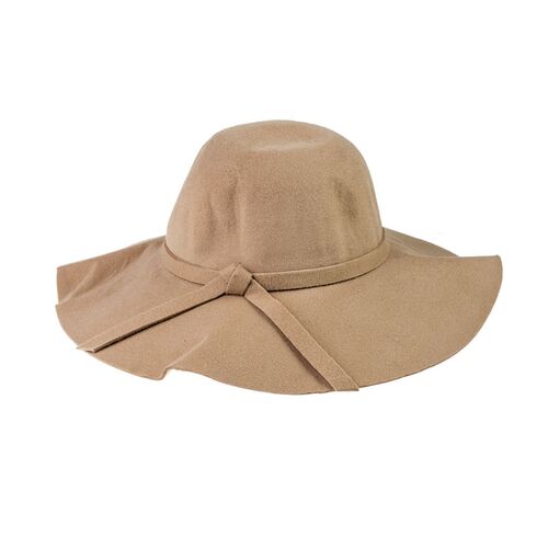 Καπέλο μονόχρωμο τσόχινο boho