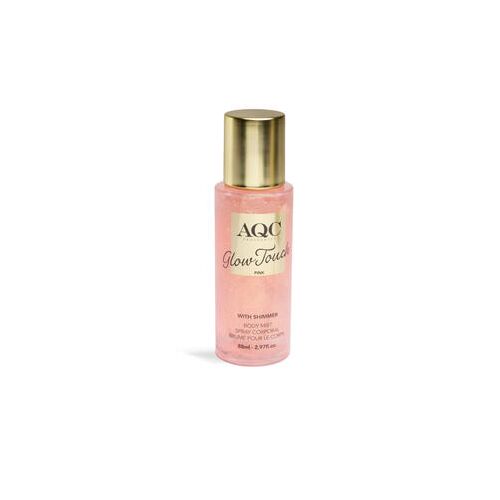 AQC Glow Touch Shimmer Body Mist Pink με Ξυλώδες Γλυκό Άρωμα 88ml