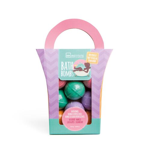 IDC Institute Σετ Μπάλες Άλατα Μπάνιου Smoothie Time 8x15gr