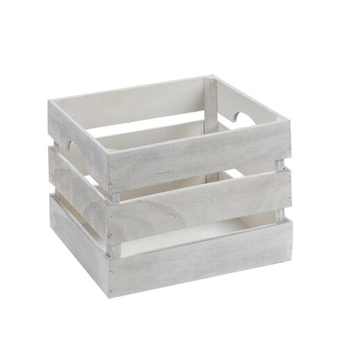Τελάρο ξύλινο με διαστάσεις 31x22x16cm σε ξεβαμένο λευκό χρώμα