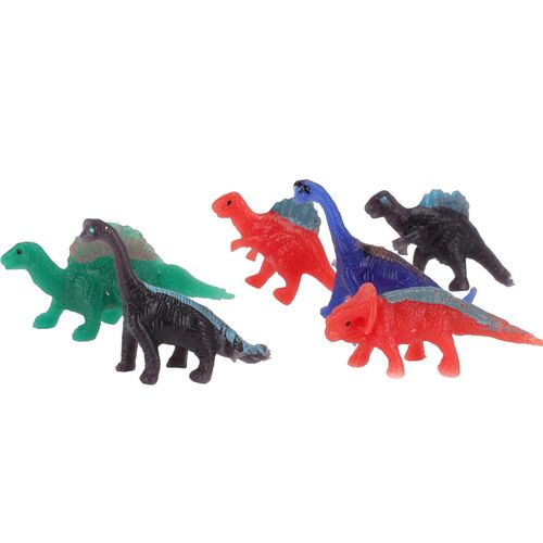 Δεινοσαυράκια που αλλάζουν χρώμα 6pcs 5.5cm