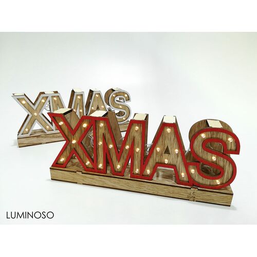 Χριστουγεννιάτικο διακοσμητικό XMAS με φως