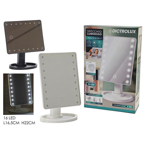 Καθρέφτης led 16,5x22cm σε 2 χρώματα