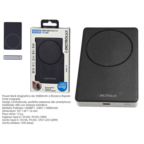 Power Bank ασήρματο 10,000mAh γρήγορη φόρτιση