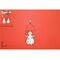 Χριστουγεννιάτικο στολίδι χνουδωτό αγγελάκι με αστεράκια 2pcs 6.5x15cm