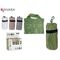 Kinvara Τσάντα για ψώνια με γάντζο σε πράσινο χρώμα 46x55cm