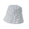 Υφασμάτινο καπέλο παιδικό ασπρόμαυρο πουά 50-52cm