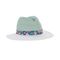 Γυναικείο καπέλο με floral κορδέλα σε 3 αποχρώσεις