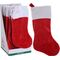 Χριστουγεννιάτικη διακοσμητική κάλτσα κόκκινο χρώμα 43x23cm